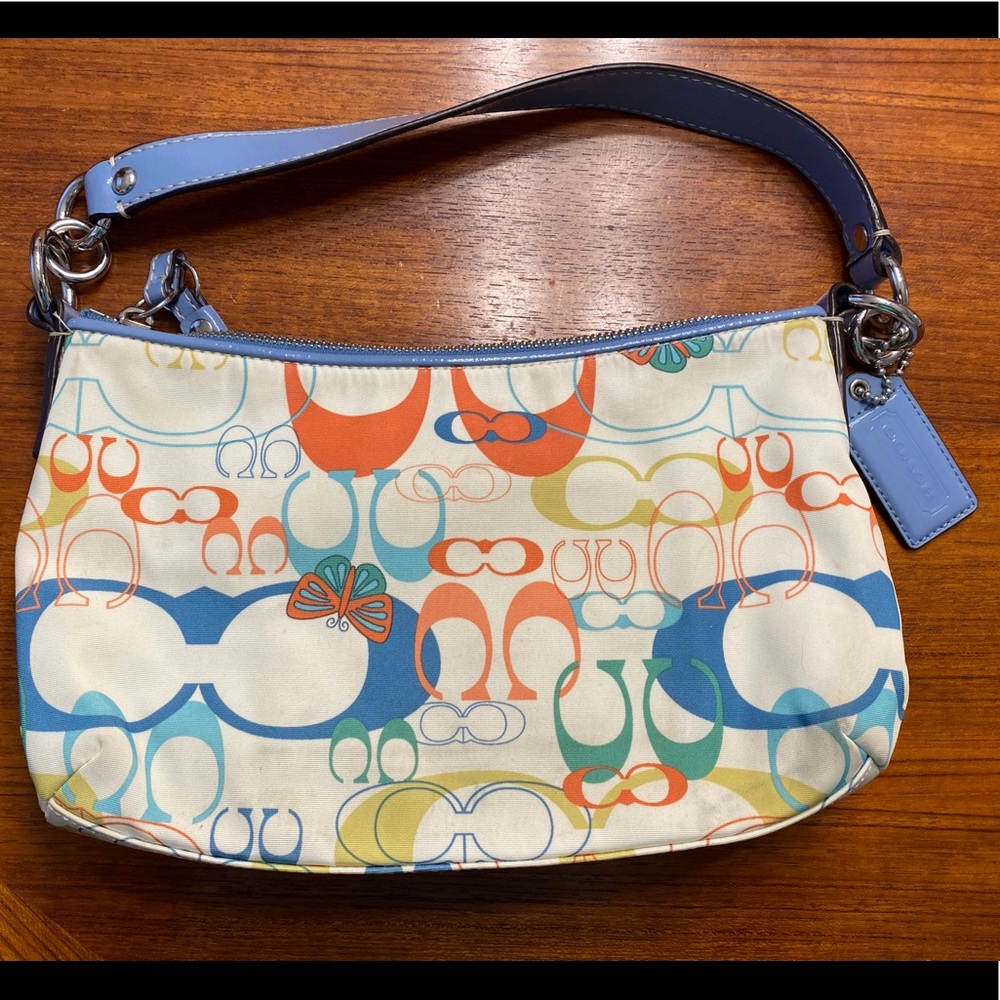 Coach Signature Optic Butterfly shoulder crossbody